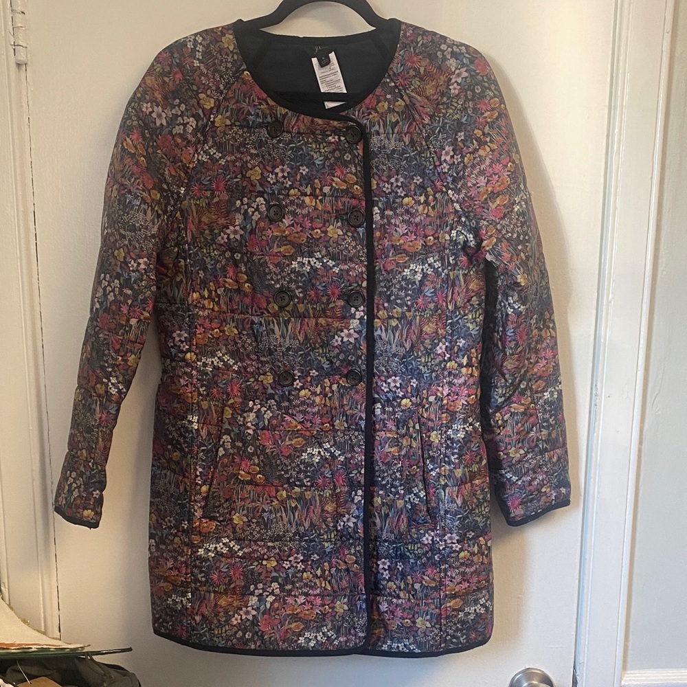 J. Crew Multicolor Floral Jacket
